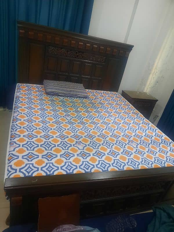 Bed with Master Foam in Bahria phase 7 New like Used 3