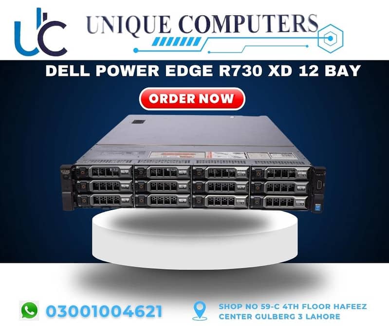 DELL POWER EDGE R730 XD 12 BAY 0