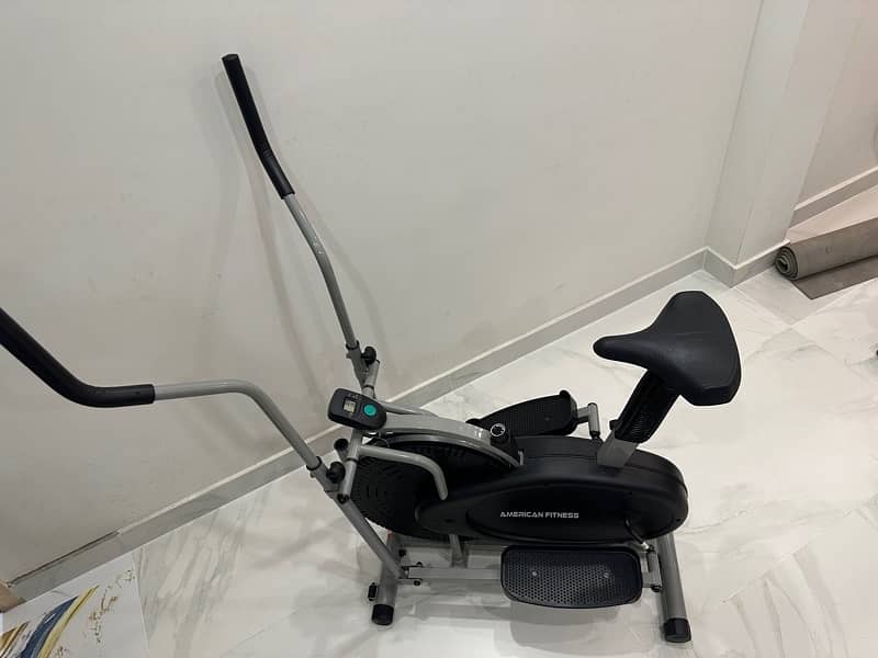 1. American Fitness Elliptical exercise cycle/bike. 4