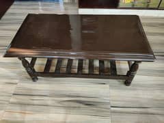 Sheesham Wood 6 Seater Sofa Set with Tea Table--- Newly Polished 0