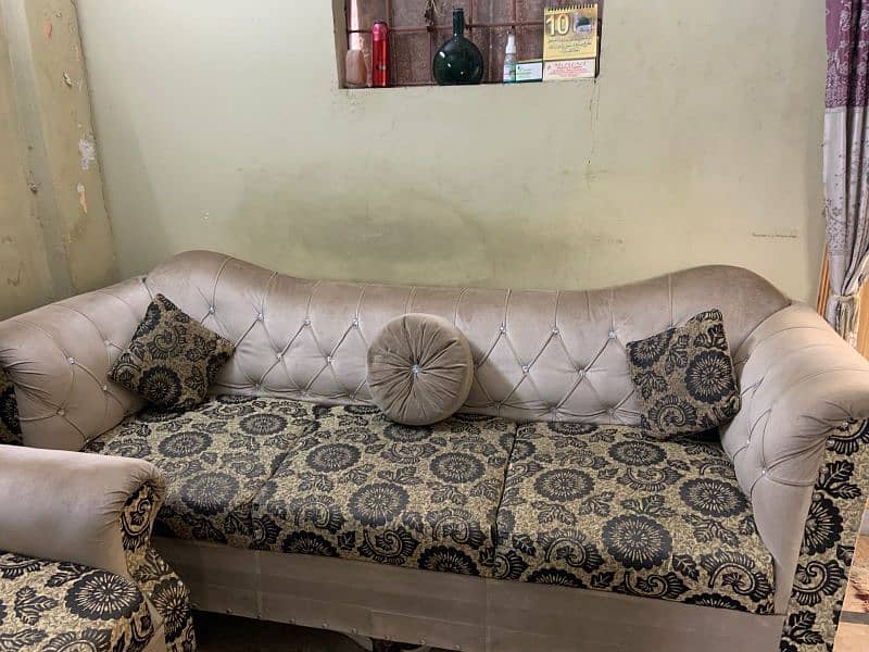 sofa set 5 seater plus dewan 1