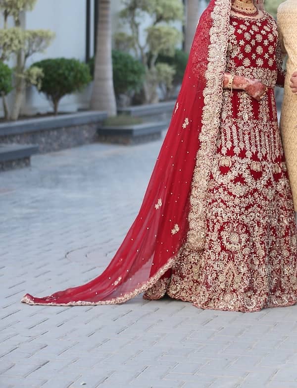 Mehroon Lehnga 1