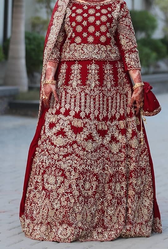 Mehroon Lehnga 2