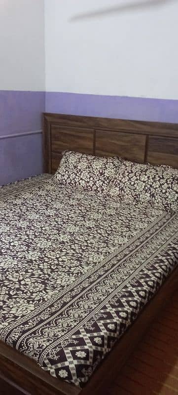 double bed with mattress 1