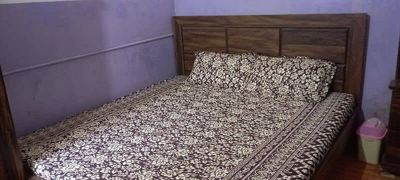 double bed with mattress 2