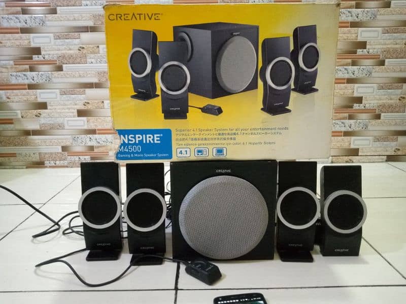 creative 4.1 Bluetooth speakers 1