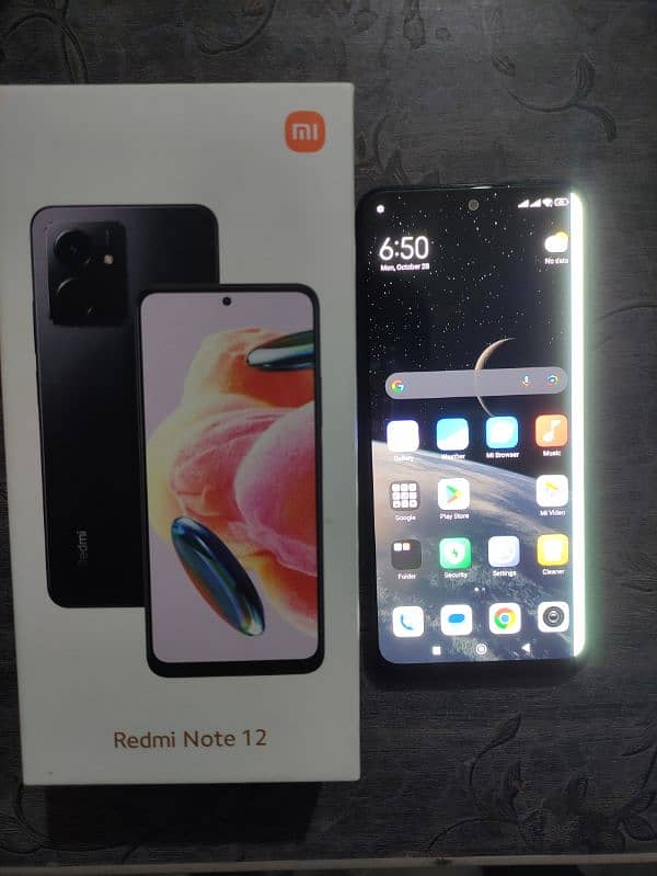 REDMI NOTE 12 8+4/128 NO FAULT/REPAIRING JUST PANEL ISSUE03015114996 2