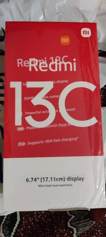 Xiaomi Redmi 13C with Box,Brand Warranty and Original Accessories 0