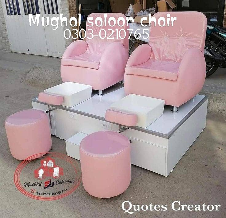 Saloon chair/Shampoo unit/Barber chair/Cutting chair/saloon furniture 7