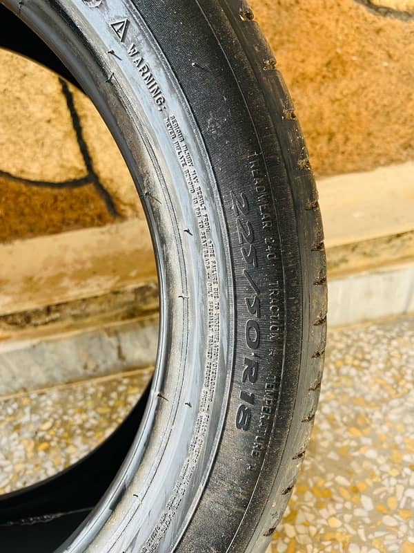 lowprofile 2 michelin tires 2 maxxis tires 225/50R18 1