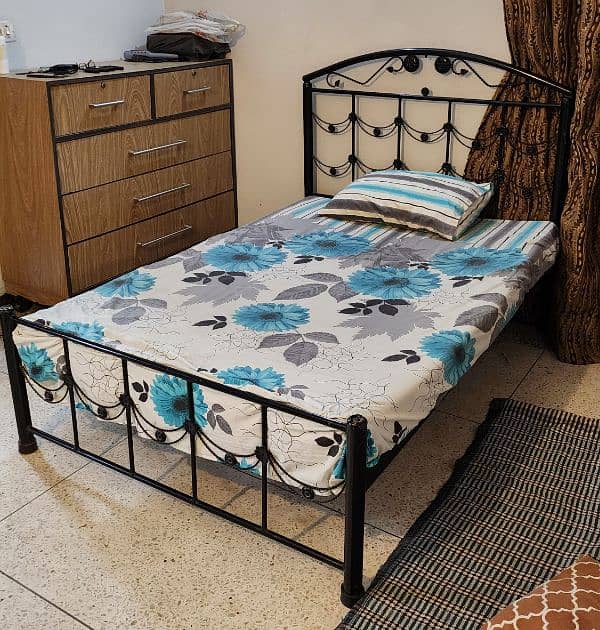 Single Bed With Mattress For Sale 2