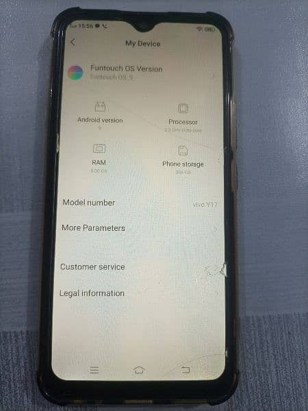 vivo y17 8 256 excellent condition non PTA 1