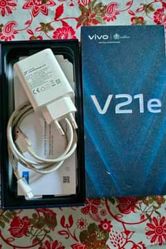 Vivo v21e 10/10 Saaf Condition 8/128 All Accessories PTA Official