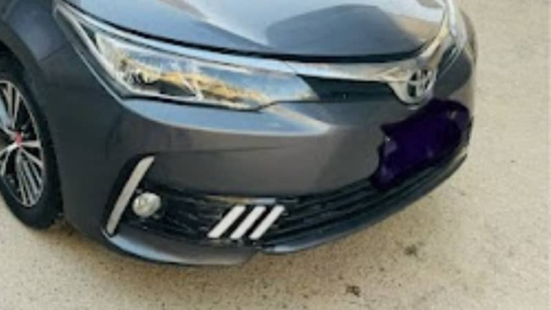 corolla bumper 2018 DRL light 1