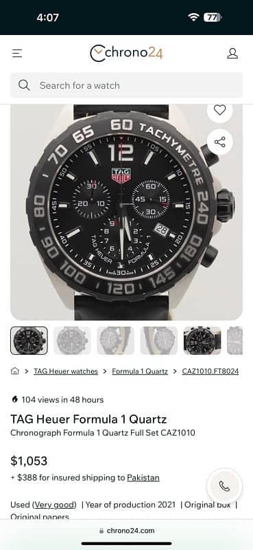 Tag Heur F1 Chronograph Quartz for sale 5