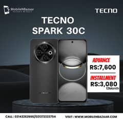 Tecno Spark 30c Box Pack Available on Installment