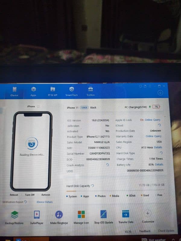 iphone 11 jv 128gb rom non water pack 2