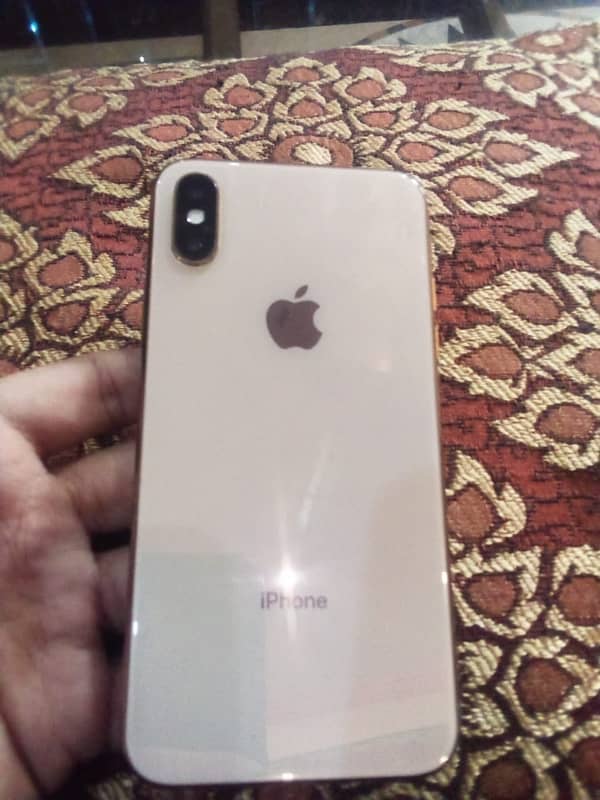 Iphone xs Goden Colour 256gb Memory 10 by 10 Condition    Non Pta 5