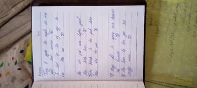 hand writing