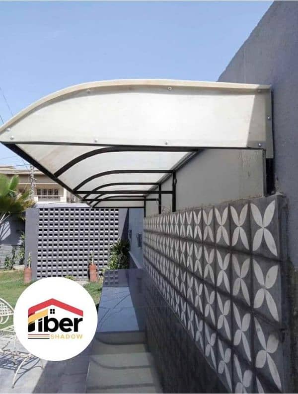 Fiberglass & Tensile Shade,car parking shade,roof shade,folding shade 5