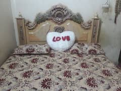 King bed for sale. . double bed without mattress. .