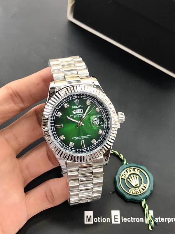 Rolex, citizen and all brands available . delivery all over Pakistan 12