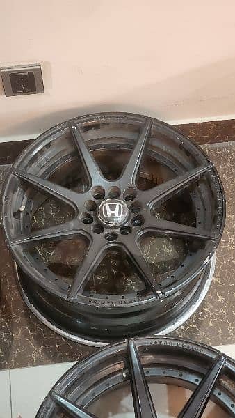 17inch japanese rims 5nut 8jj 4