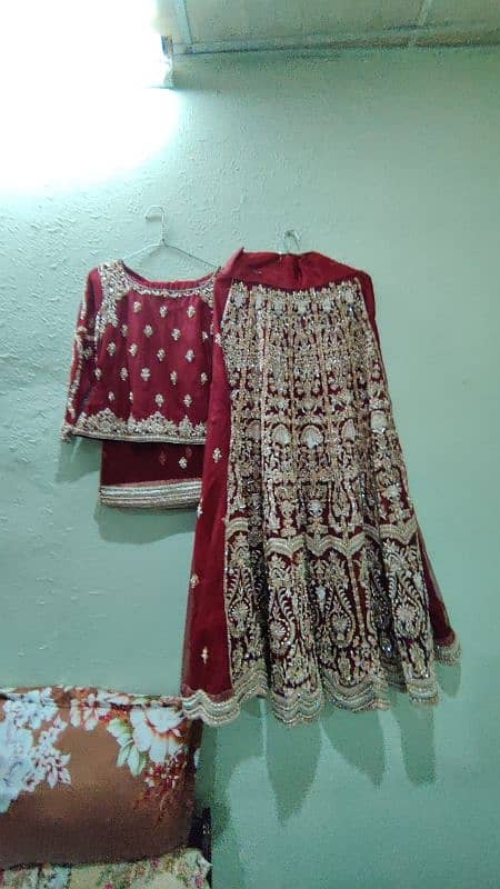 Bridal Lehenga Just 1 time used 10/10 1