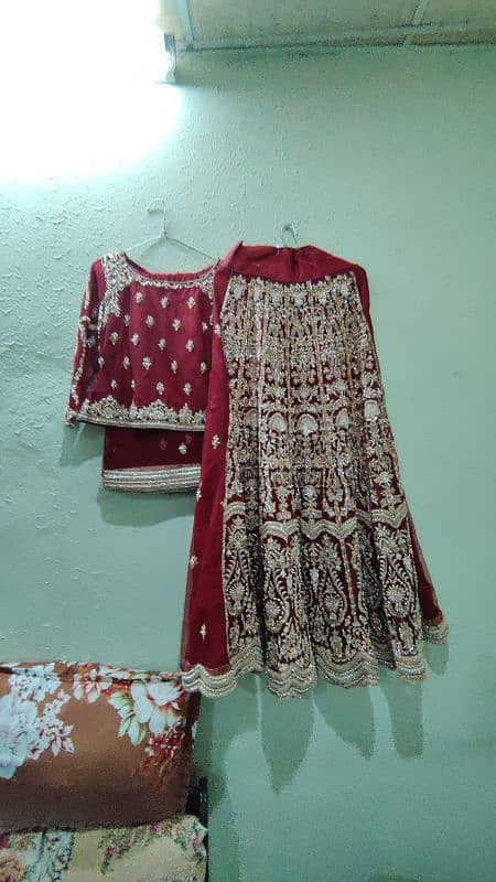 Bridal Lehenga Just 1 time used 10/10 2