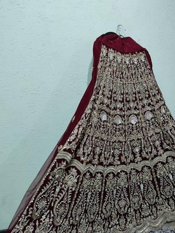 Bridal Lehenga Just 1 time used 10/10 7