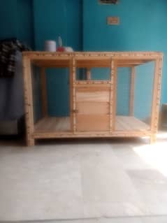 Wooden cage