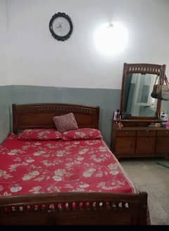 Bed with Dressing Table in good condition.