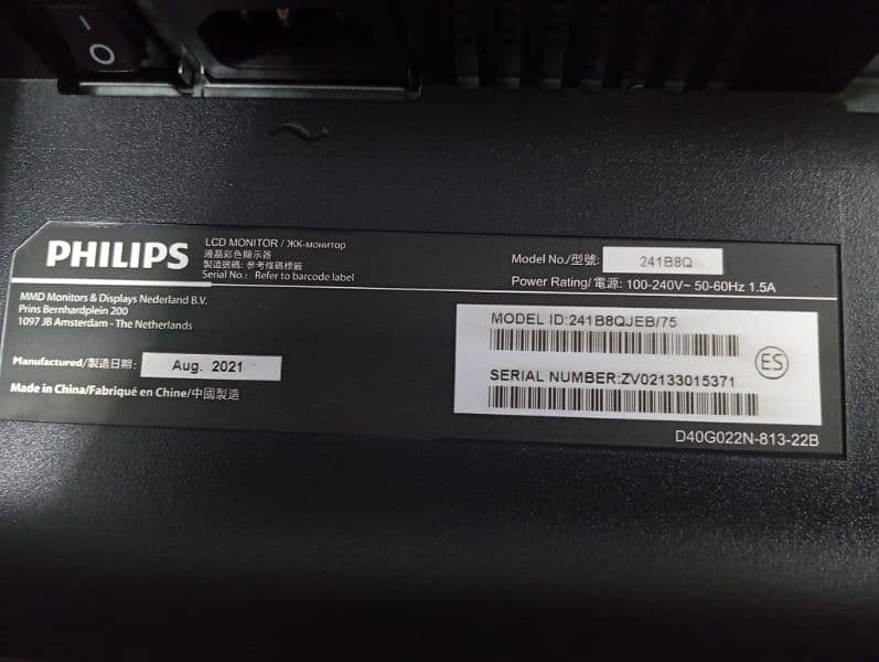 Phillips 241B8Q IPS 1080P 75Hz Border less monitor 5