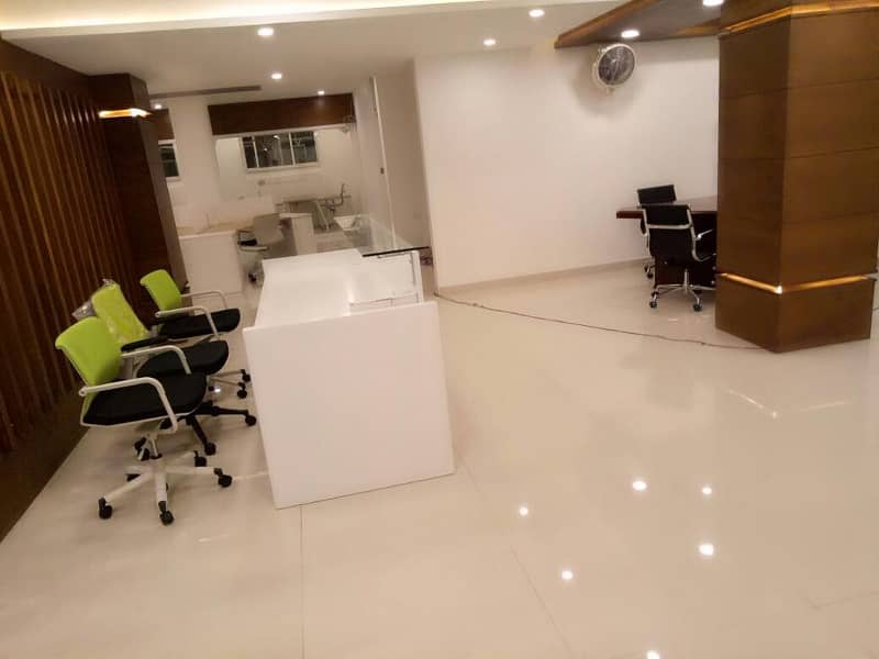 5500 Square Feet Fully Furnished Corporate Office Available For Rent At Main Boulevard Gulberg 1