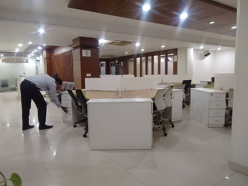 5500 Square Feet Fully Furnished Corporate Office Available For Rent At Main Boulevard Gulberg 9