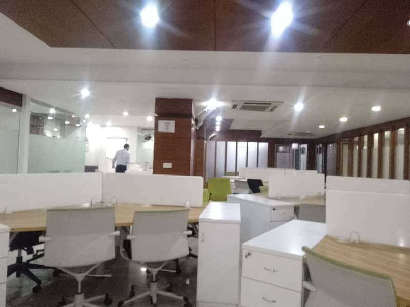 5500 Square Feet Fully Furnished Corporate Office Available For Rent At Main Boulevard Gulberg 10