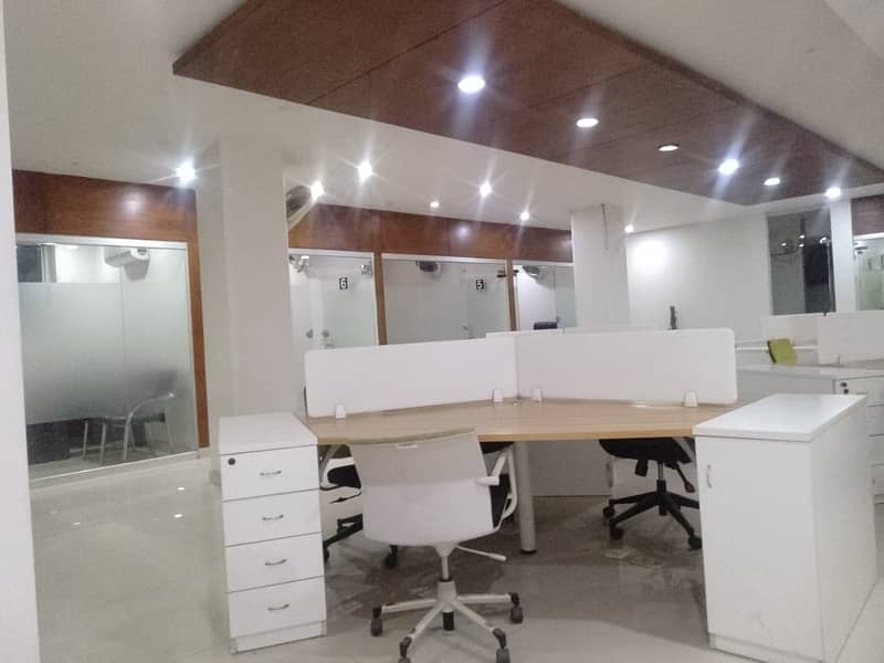 5500 Square Feet Fully Furnished Corporate Office Available For Rent At Main Boulevard Gulberg 13