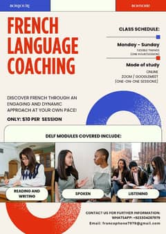 Learn French online in an interactive way at your own pace.