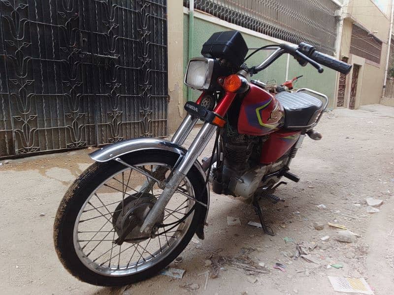 CG 125 HONDA RED COLOR 7