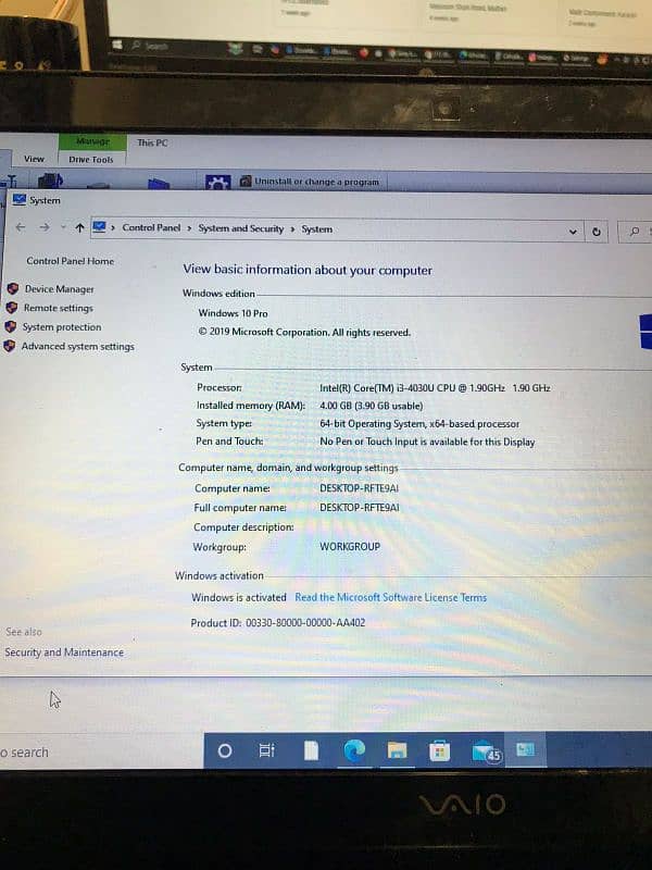 sony vivo laptop urgent sell 5