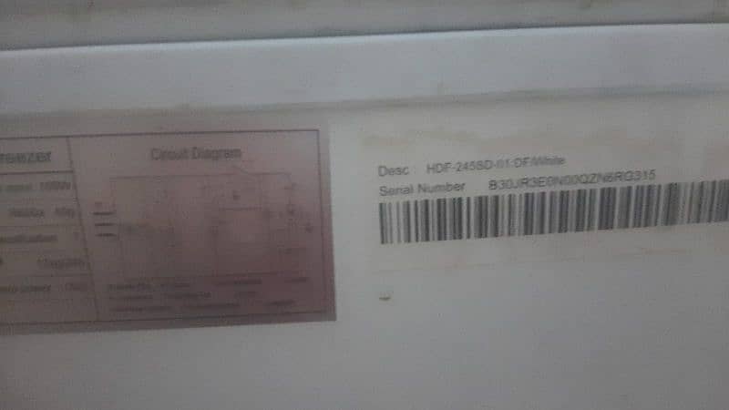 Haier freezer signal door 0