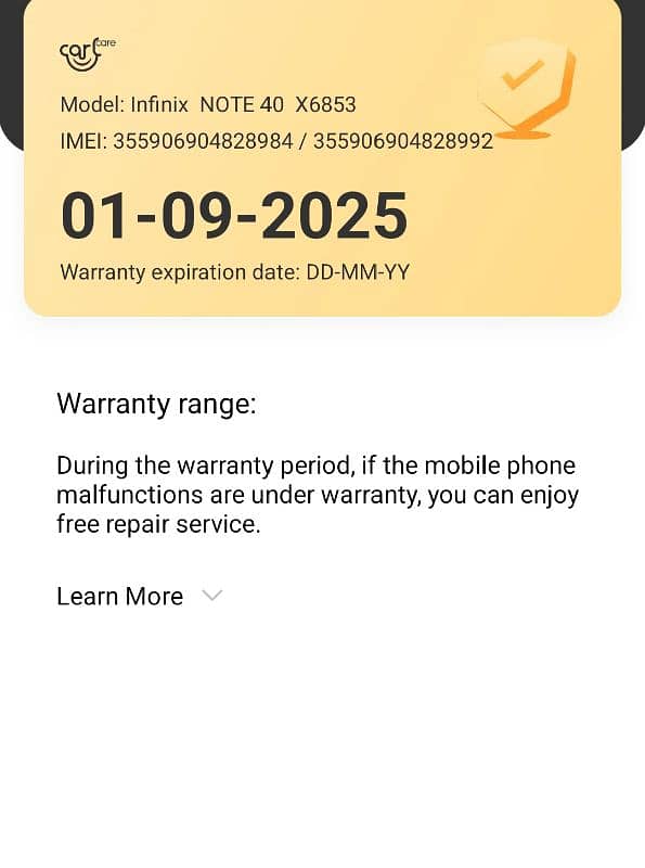 Infinix Not 40 with complete Accessory and almost 11 month warranty 4