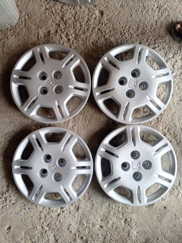 Honda City Civic 14  Size Original Japane Wheel Covers Fresh Set 4 PCs 4