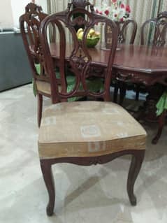 6 seater,sheesham wood ka ,made in chaniot,dining table