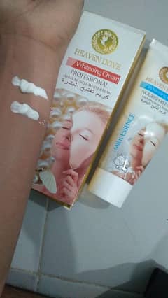 for professional use. . . instant whiting and also for night cream