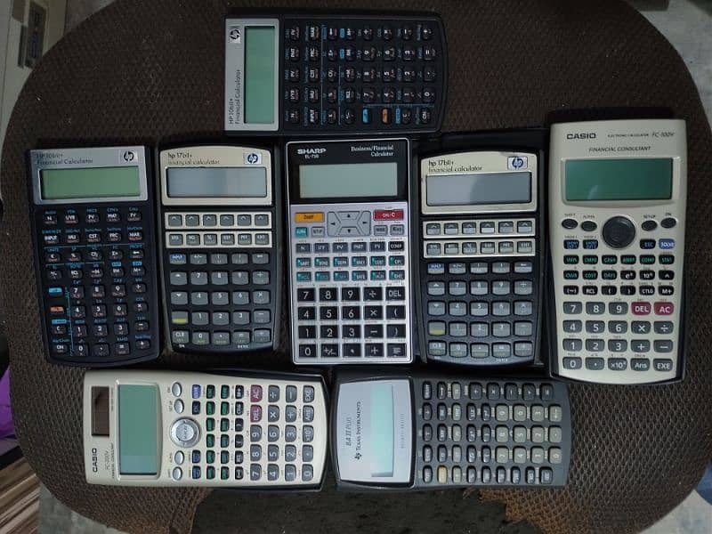 HP CASIO SHARP FINANCIAL CALCULATOR BA2 PLUS TEXAS INSTRUMENTS 4