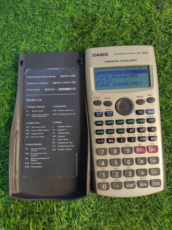 HP CASIO SHARP FINANCIAL CALCULATOR BA2 PLUS TEXAS INSTRUMENTS 6