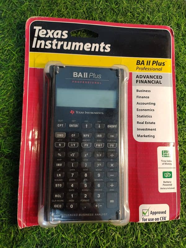 HP CASIO SHARP FINANCIAL CALCULATOR BA2 PLUS TEXAS INSTRUMENTS 13