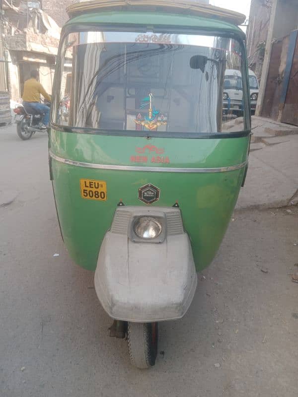 New Asia Rickshaw Green Color Good Condition Complete Documents 0