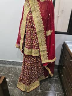 Baraat drees For sale with jewelry